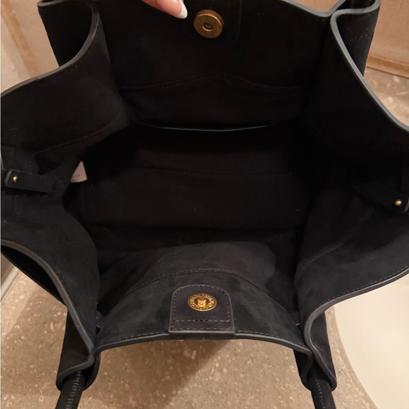 JW PEI Black Tote Bag with Gold Accent - Picture 3 of 3